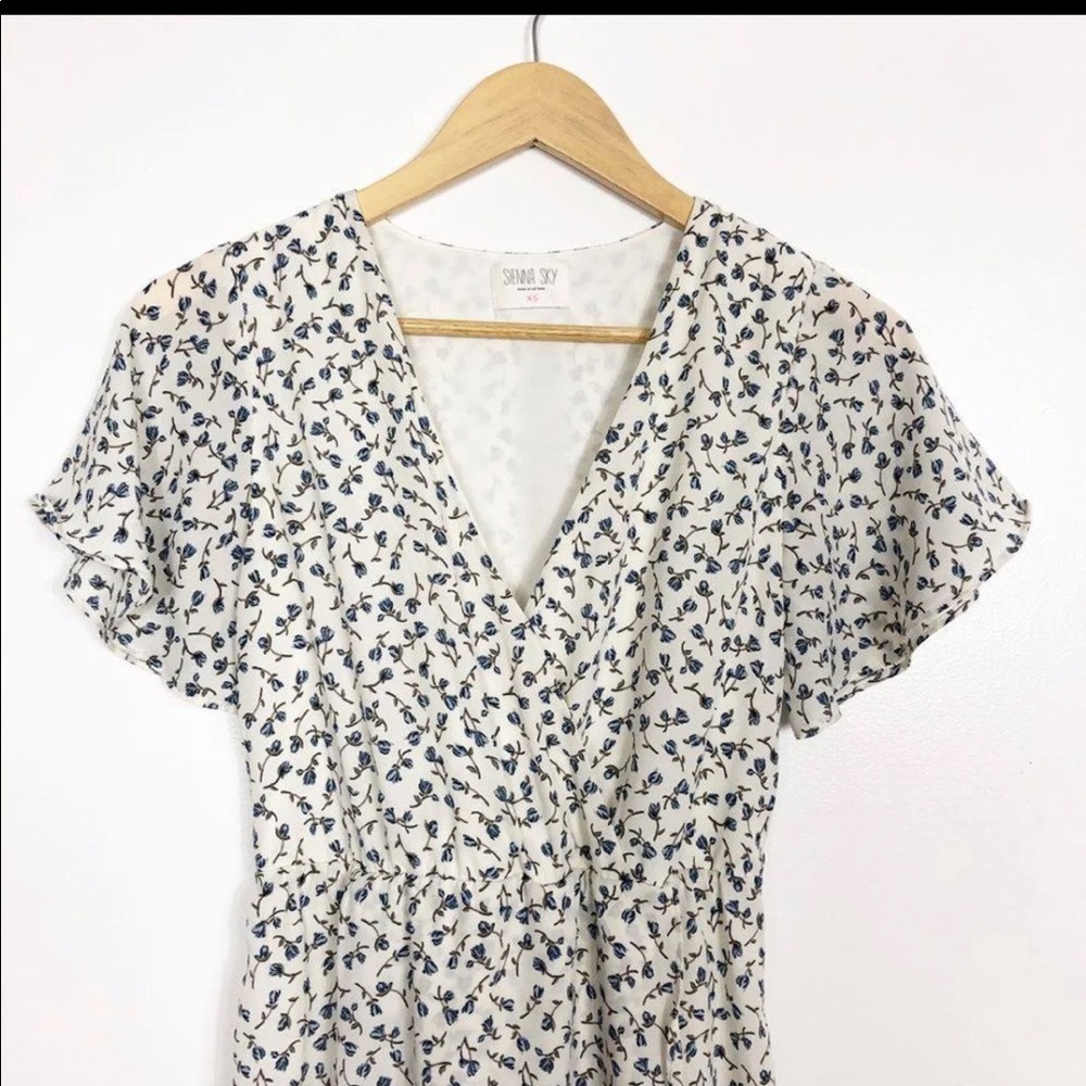 Floral wrap dress